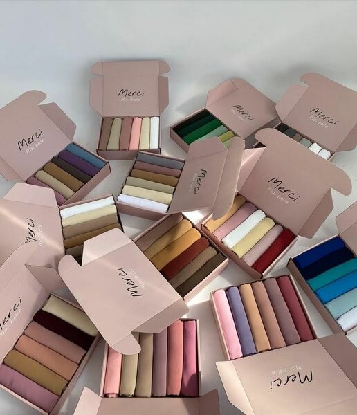 Boxe de foulards mousseline