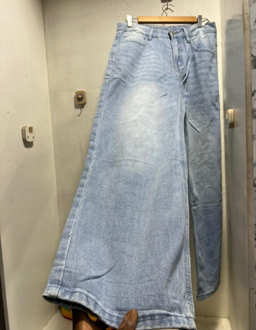 Pantalons larges en denim