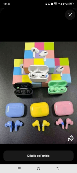 Écouteurs Bluetooth Colorés