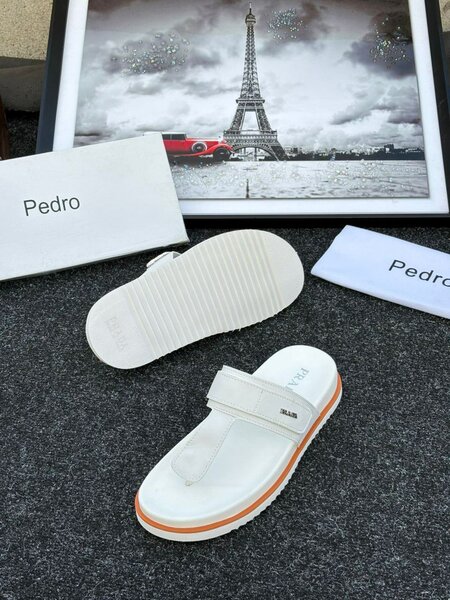 Sandales blanches pour hommes Pedro