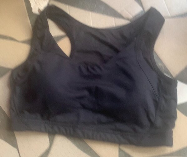 Brassière de sport noire