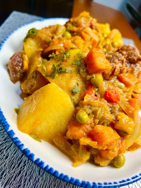 Ragoût de pommes à la viande