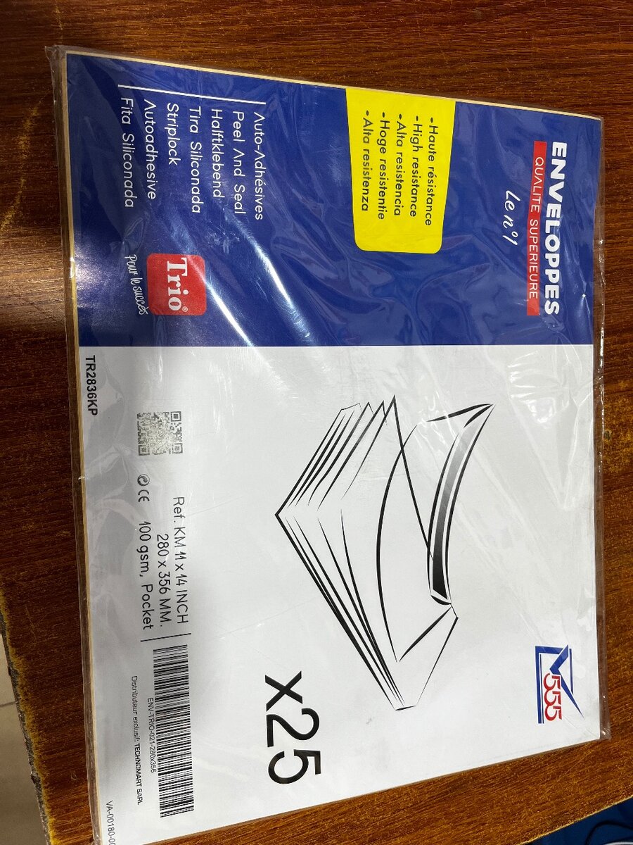 Enveloppes Kraft A4 Lot de 25