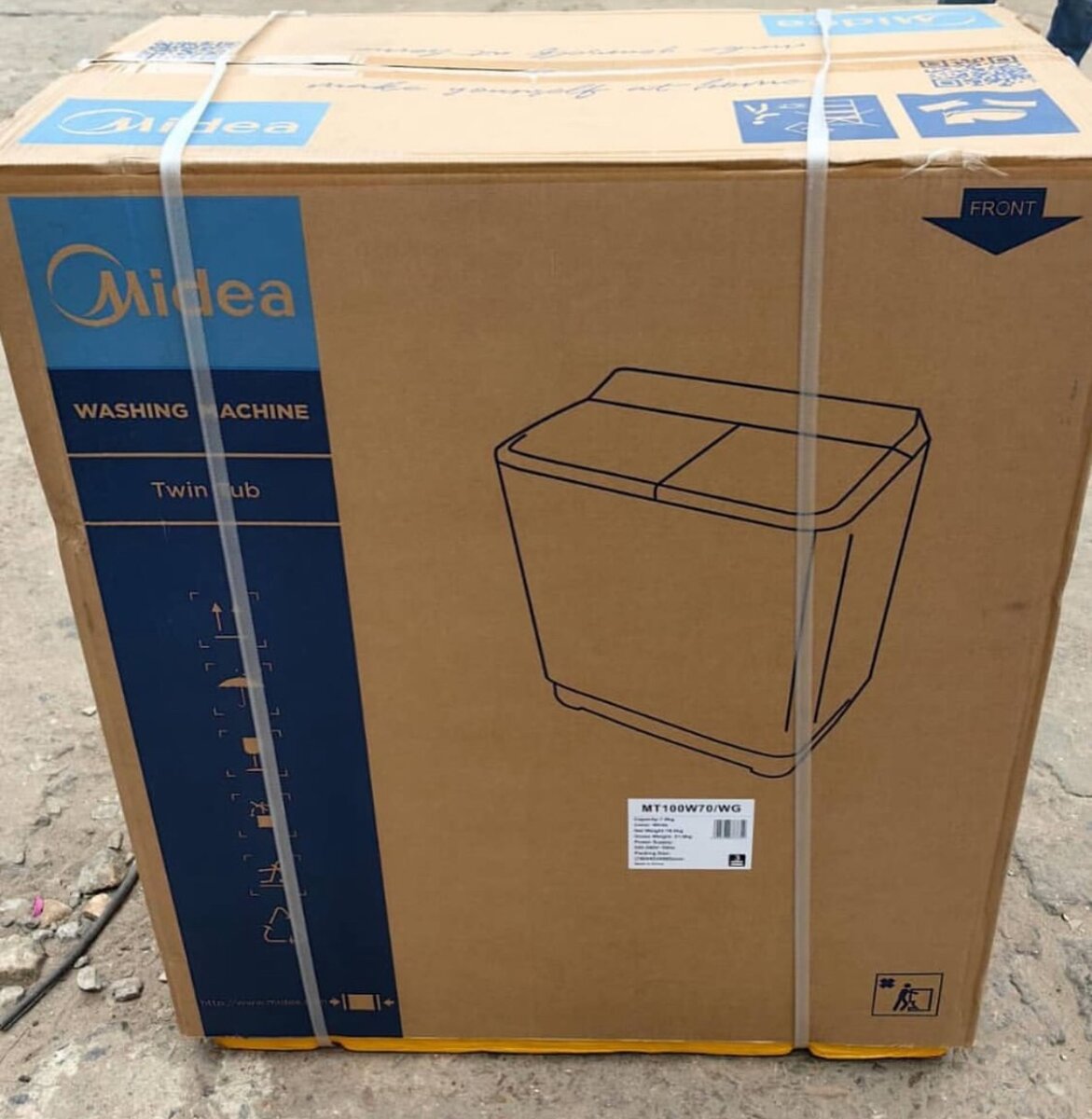 Midea twin tub washing machine