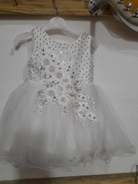 Robe de cérémonie blanche enfant