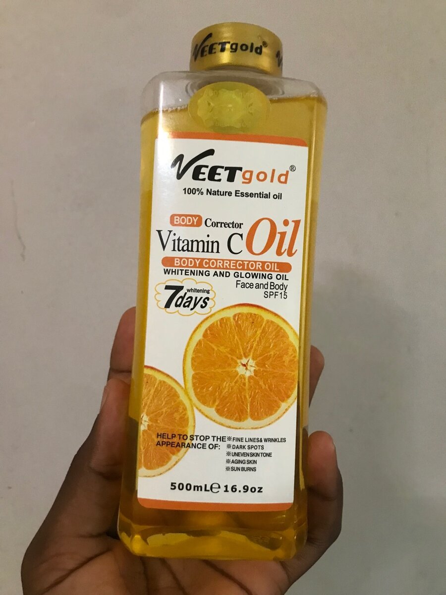 Veet gold vitamin C oil