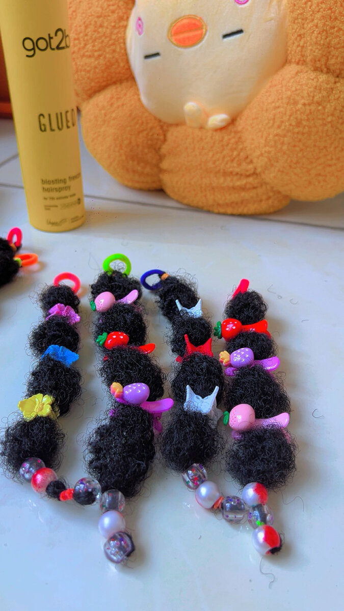 Extensions colorés pour tresses