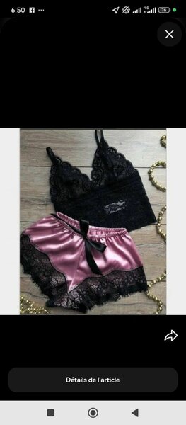 Ensemble Lingerie Femme Dentelle