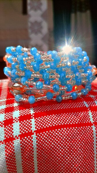 Waist beads and wrist beads