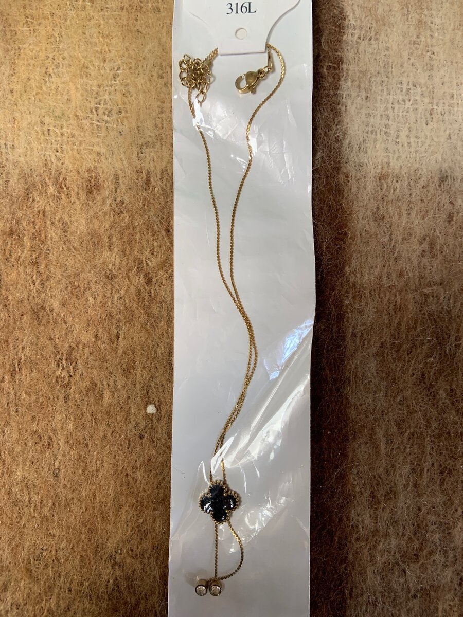 Collier en acier inoxydable élégant