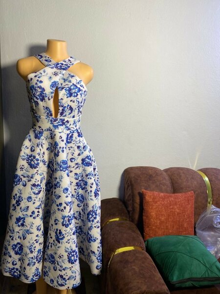 Robe Évasée Florale Élégante