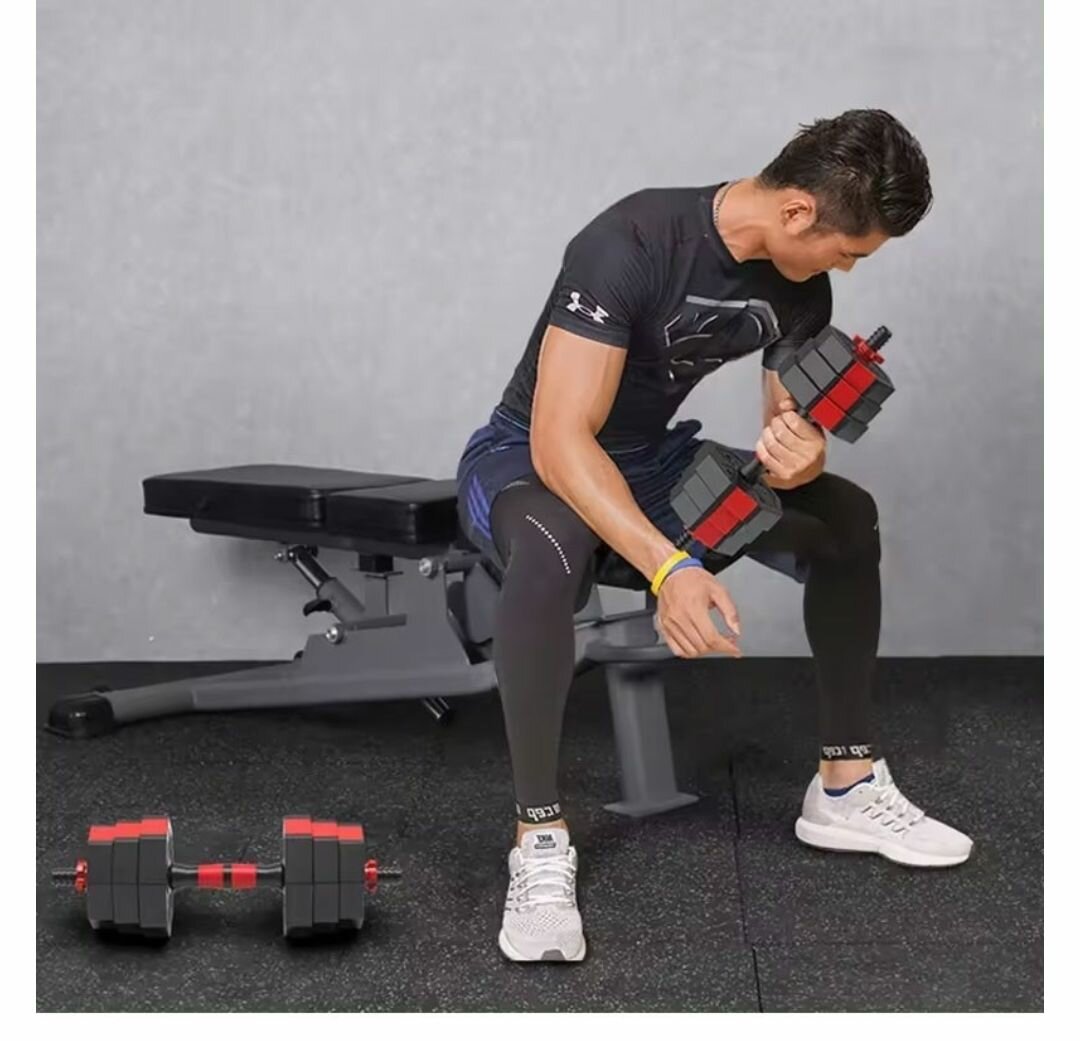 25KG 2-IN-1 ADJUSTABLE DUMBBELLS SET