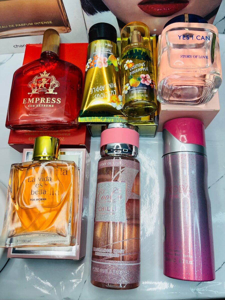 7 in 1 women perfume set