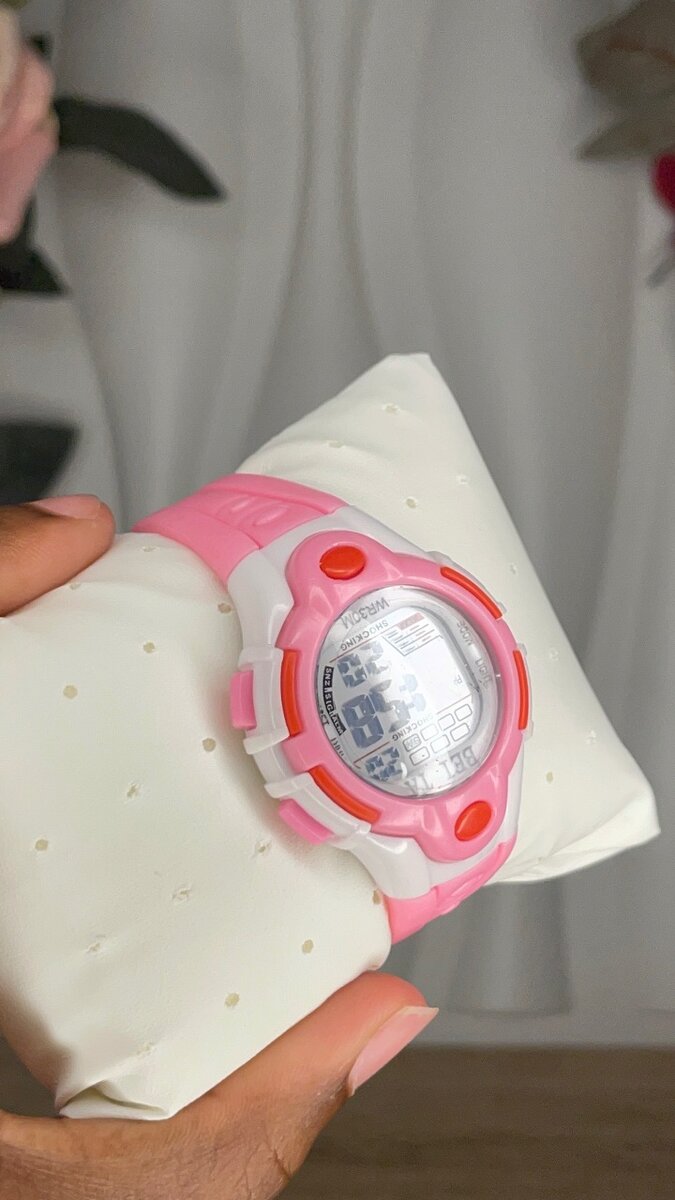 Montre Digitale Enfant Rose