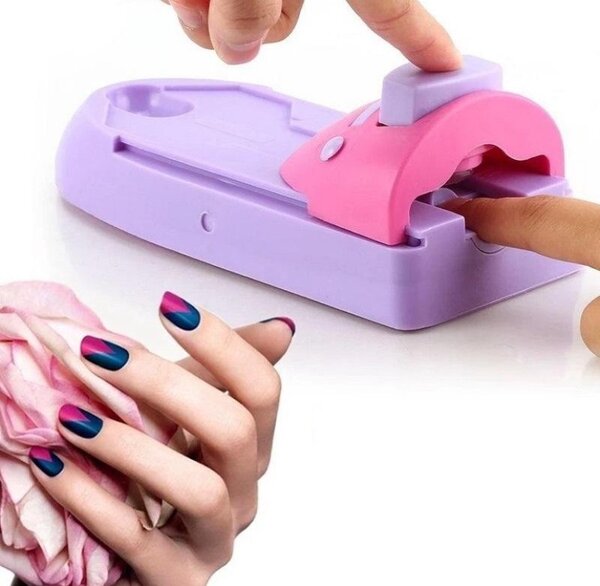 Machine pour création de motifs d'ongles