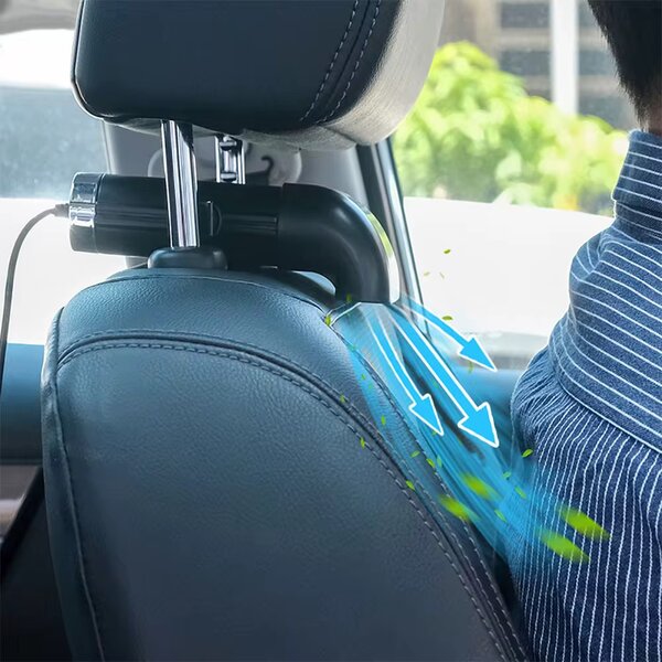 Ventilateur de siège auto portable