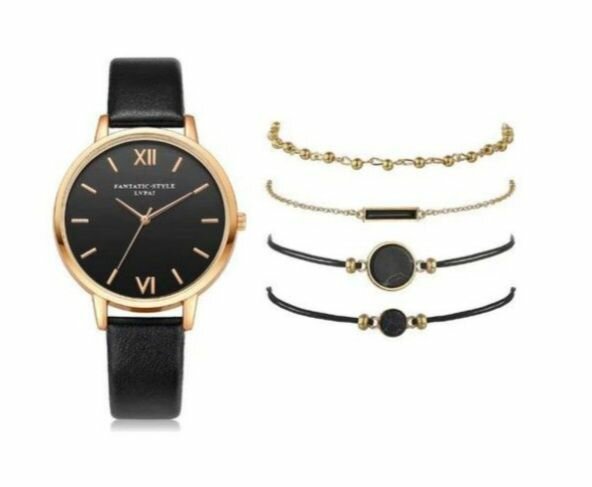 Montre Élégante et Bracelets