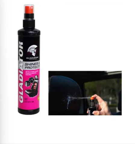 Gladiator Shine and Protects - 295 ML Car Dashboard Shining Interior Cleaner