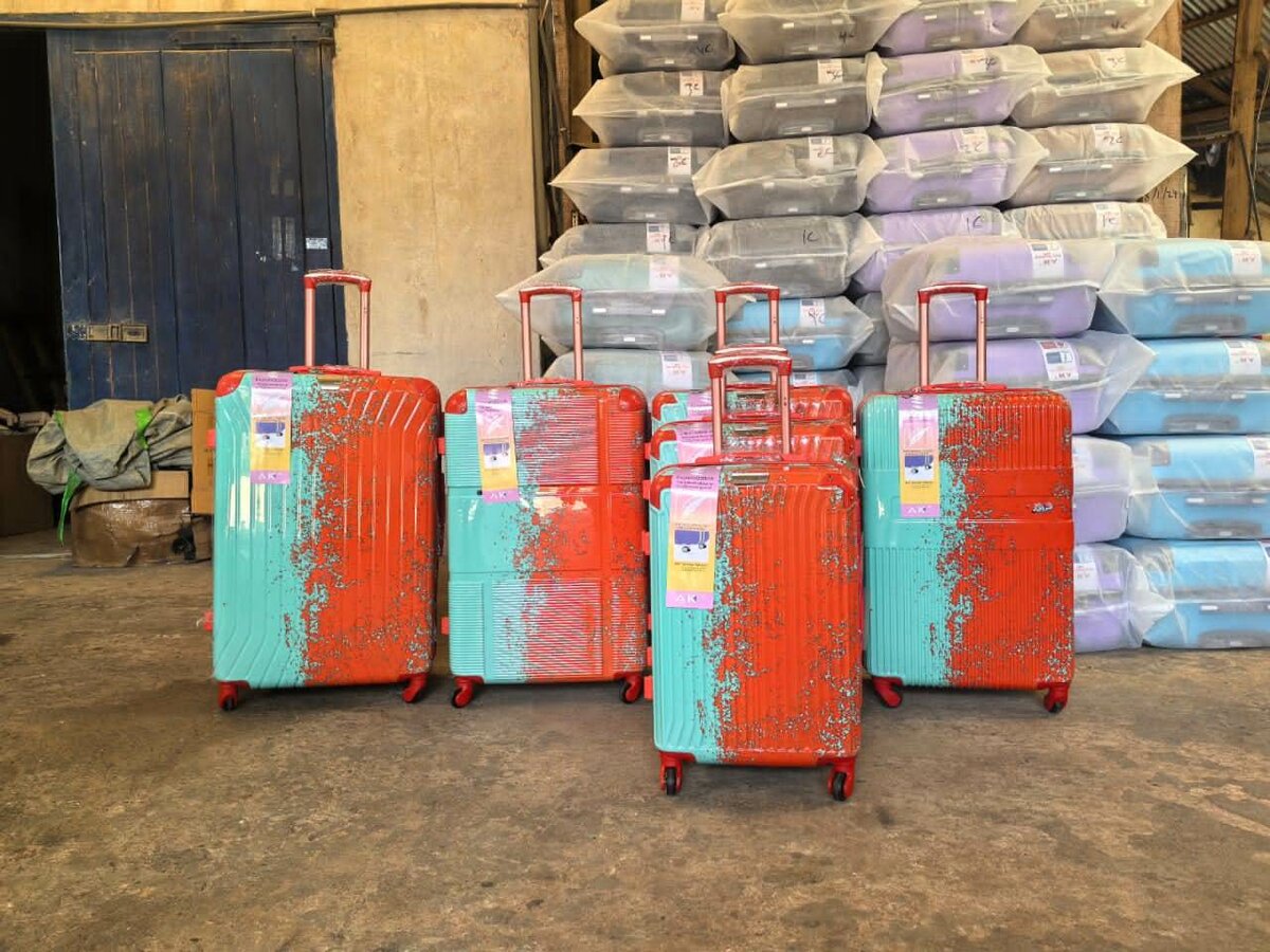 Travelling Bags - Multi Coloured (4 Sets)