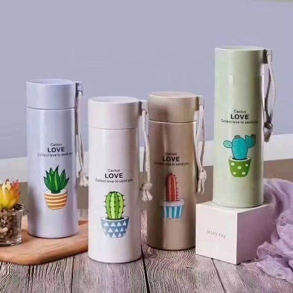 Bouteilles thermos cactus