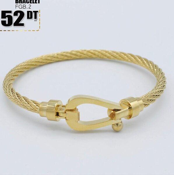 Bracelet homme or plaqué