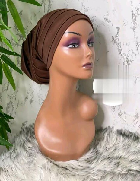 Turban Brun Élégant