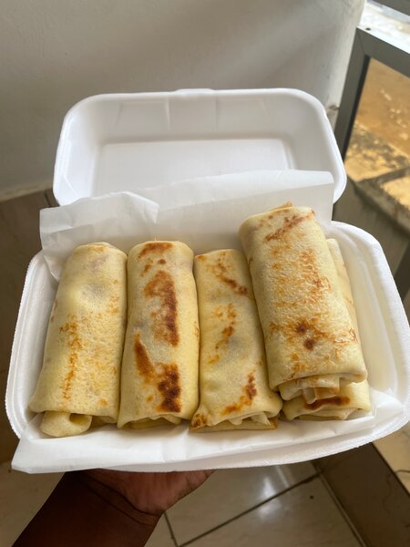 Crêpes au jambon fromage