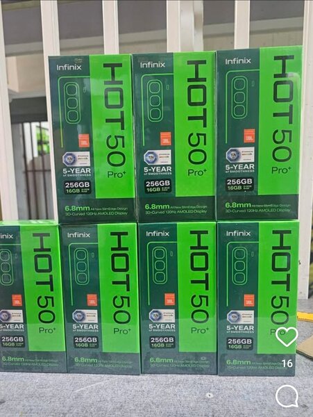 Infinix HOT 50 pro+ 256GB 16GB