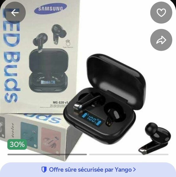 Ecouteur Galazy s20 blutooth