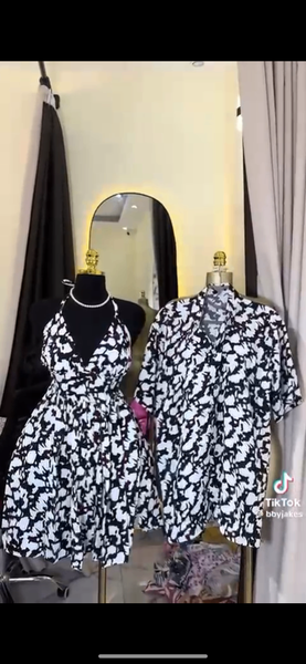 Ensemble couple été floral