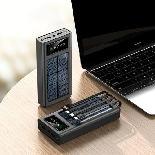 Powerbank solaires 4 cable 20000mah