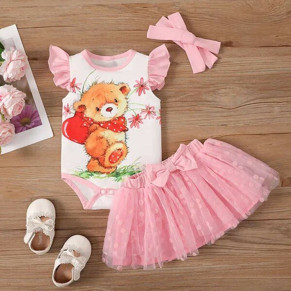 Ensemble 3 pièces pour fillett