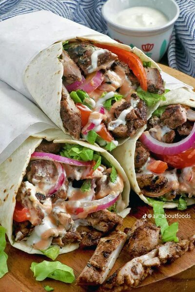 Chawarma poulet , viande