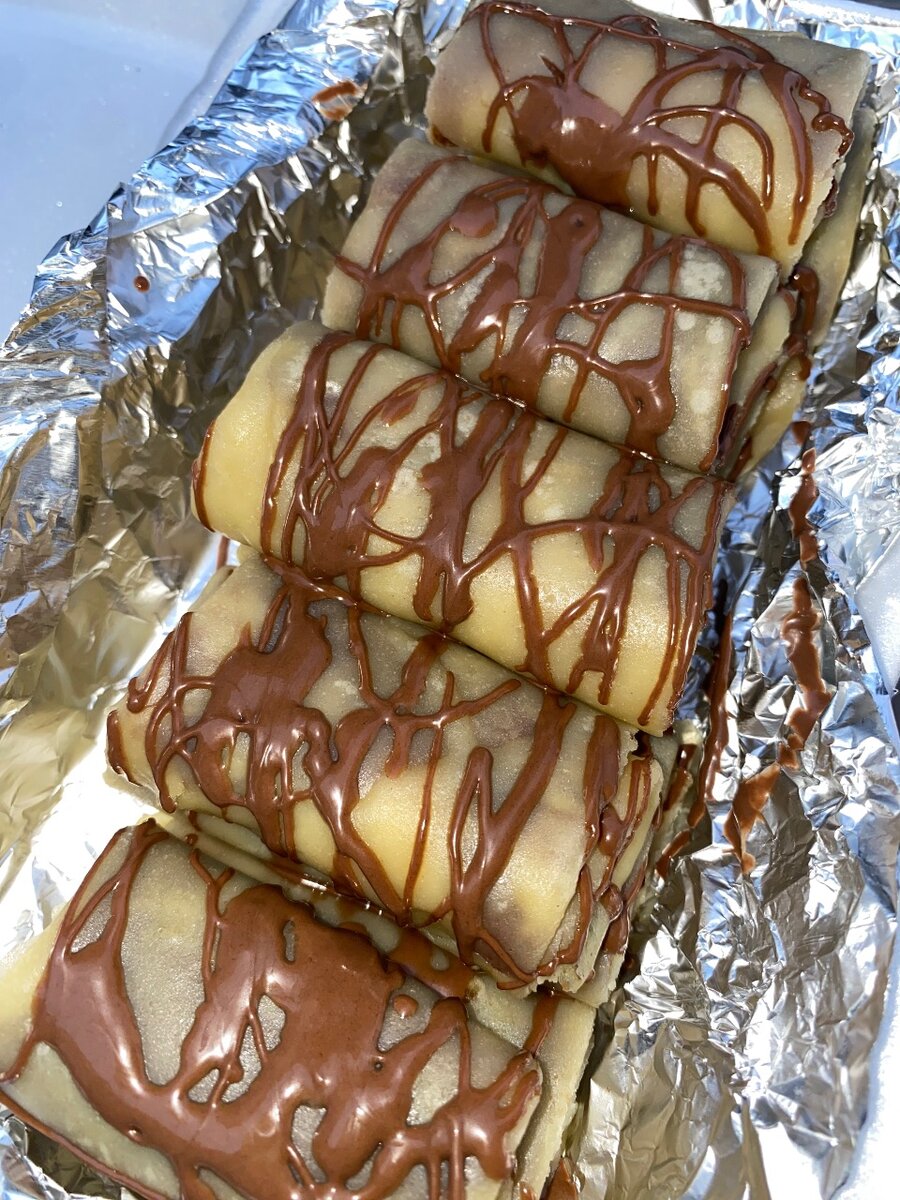 Crêpes sucrées au chocolat