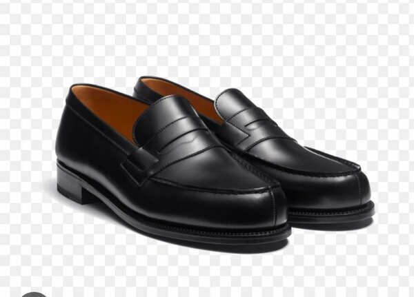 Mocassins en cuir noir élégant