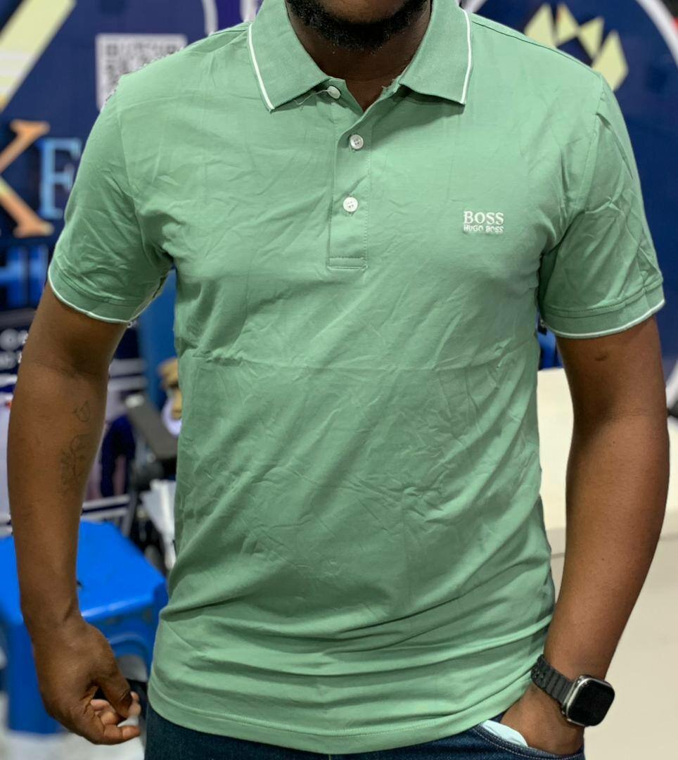 Polo homme blanc élégant