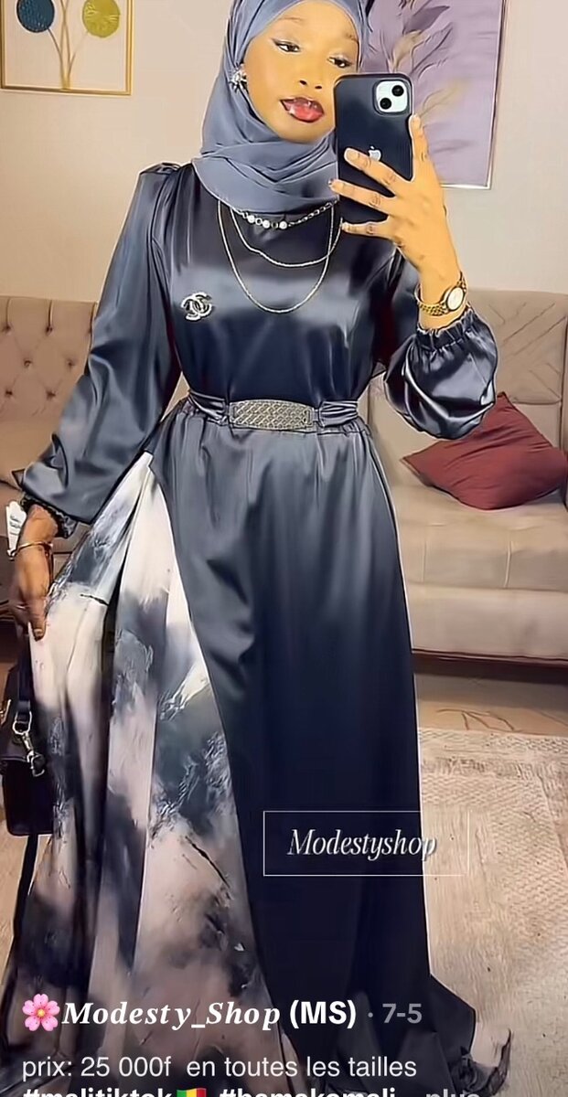 Robe élégante avec Hijab