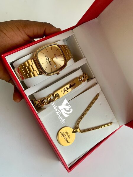 3 in 1 jewelry ( watch , necklace & bracelet)