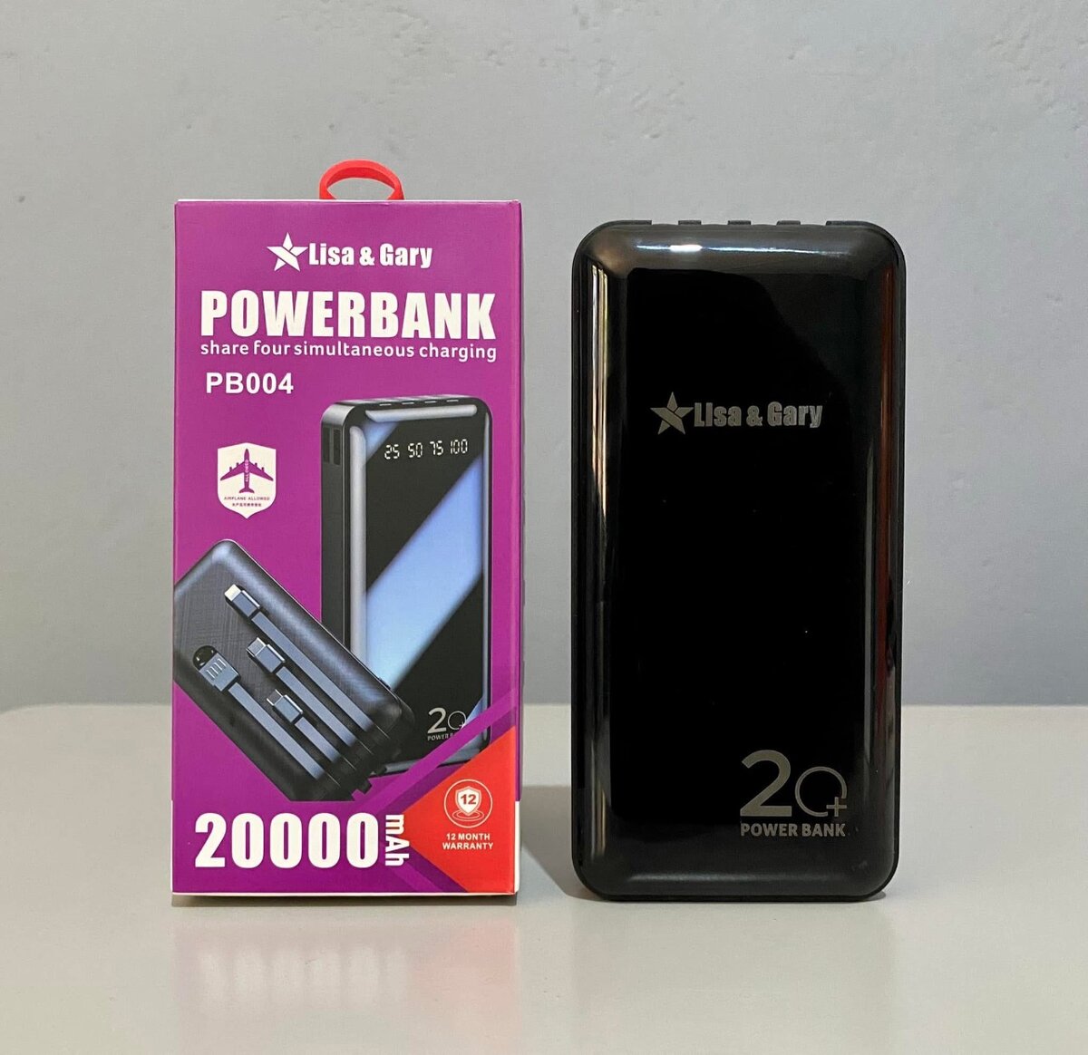 Original Lisa & Gary 20000Mah Power bank