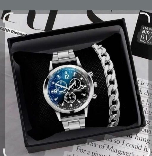 Pack of 2 braclet and watch