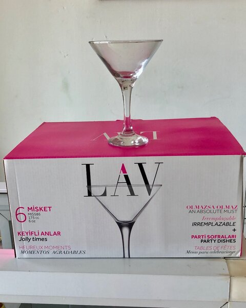 6pcs cocktail glasses