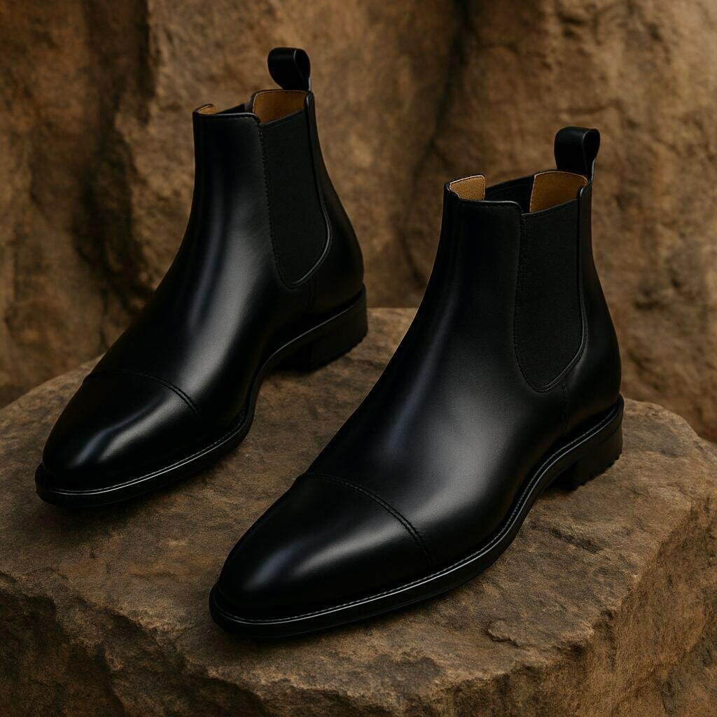 Bottes Chelsea élégantes en cuir