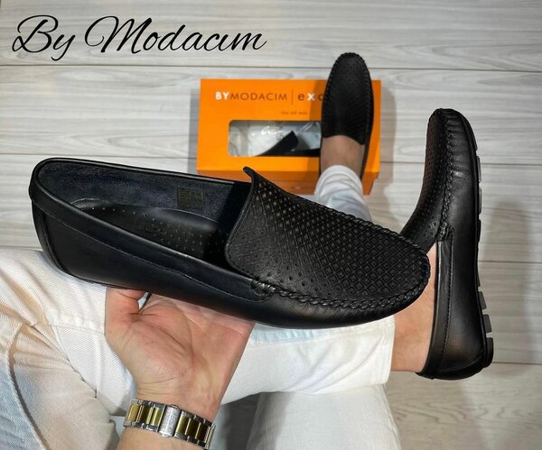 Mocassins élégants en cuir pour hommes