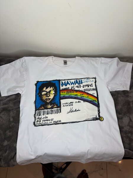 T-shirt blanc  Artistic léger