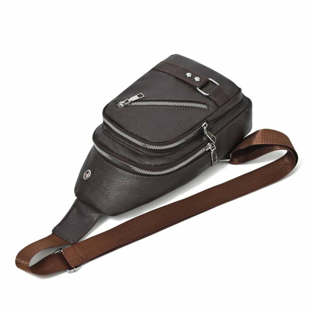 Sacoche bandoulière en cuir