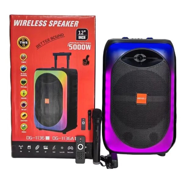 Enceinte Bluetooth Puissante 5000W