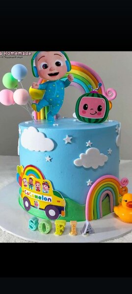 Coco Melon Theme Cake