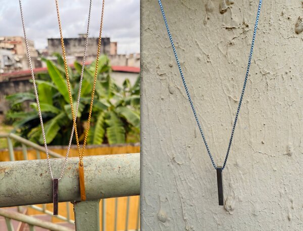 Minimalist Bar Necklace Trio