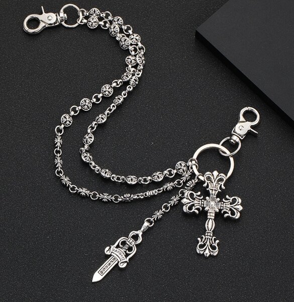 Pant-chaîne chrome Heart