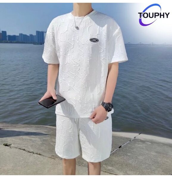 Ensemble d'été blanc homme